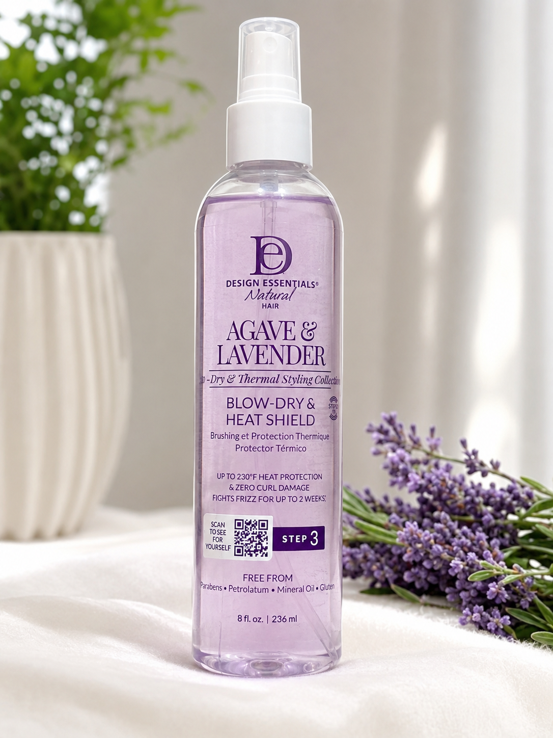 Design Essentials Agave&Lavender Blow Dry and Heat Shield